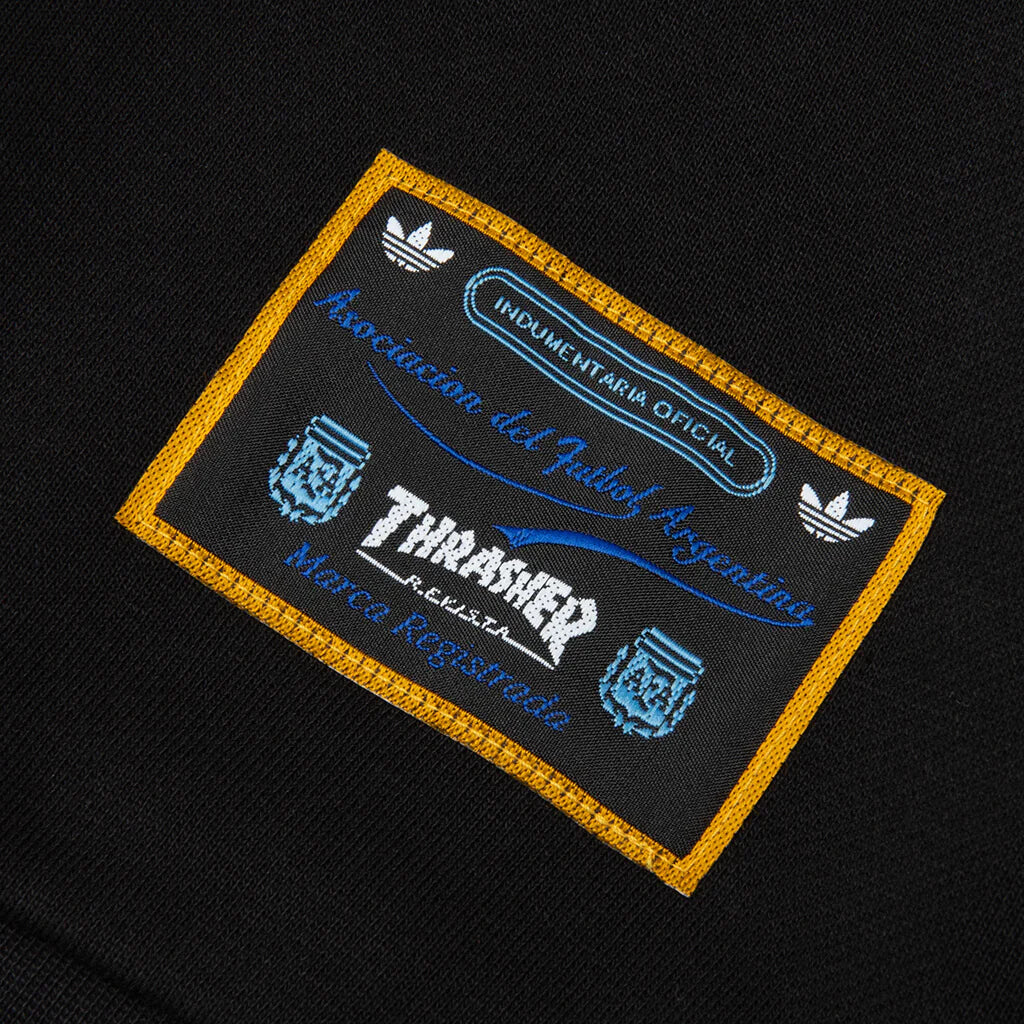 adidas Originals x Thrasher x AFA Argentina Crewneck 2 Black