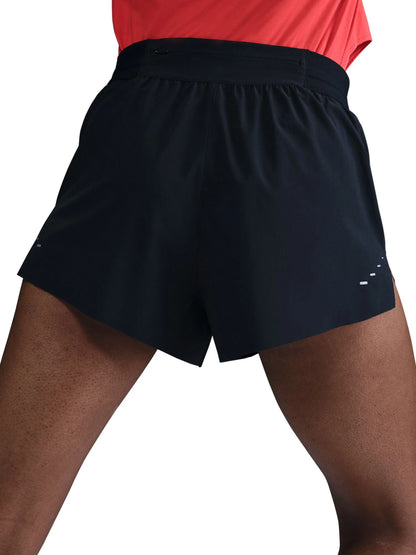 Nike Womens Swift Dri FIT Mid Rise 25 Brief Lined Running Shorts