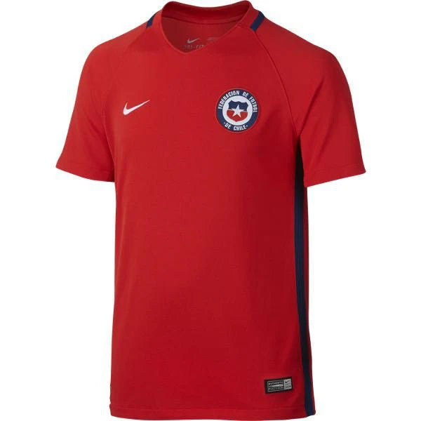Nike Chile Youth Home Jersey 16 Red Wh