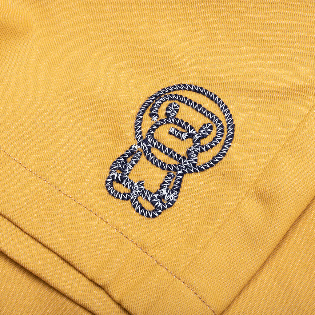 Kids Baby Milo Rope Denim Shorts Yellow