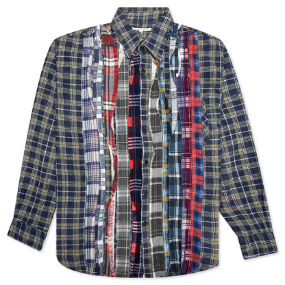 Ribbon Flannel Shirt Assorted