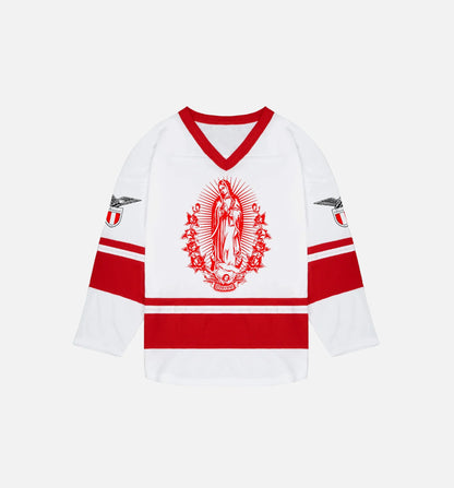 All Eyez Hockey Mens Jersey Red White