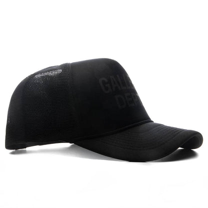 GD Logo Trucker Cap Black Black