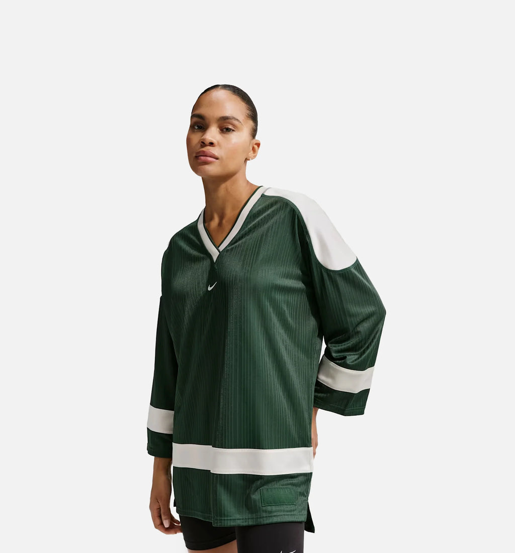 NSW Oversized Tunic Womens Jersey Fir Chalk Chalk