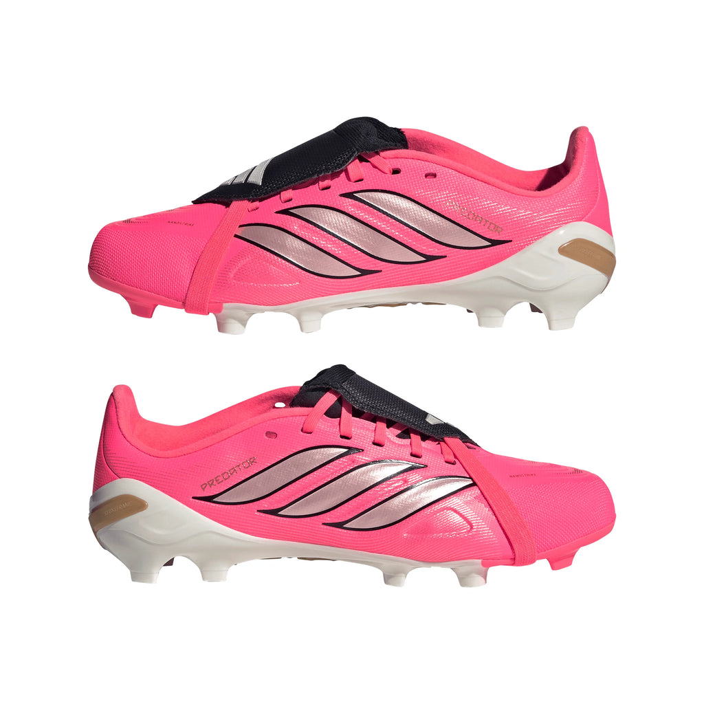 adidas Predator League Fold Over Tongue Firm Ground Youth Soccer Cleats Turquesa