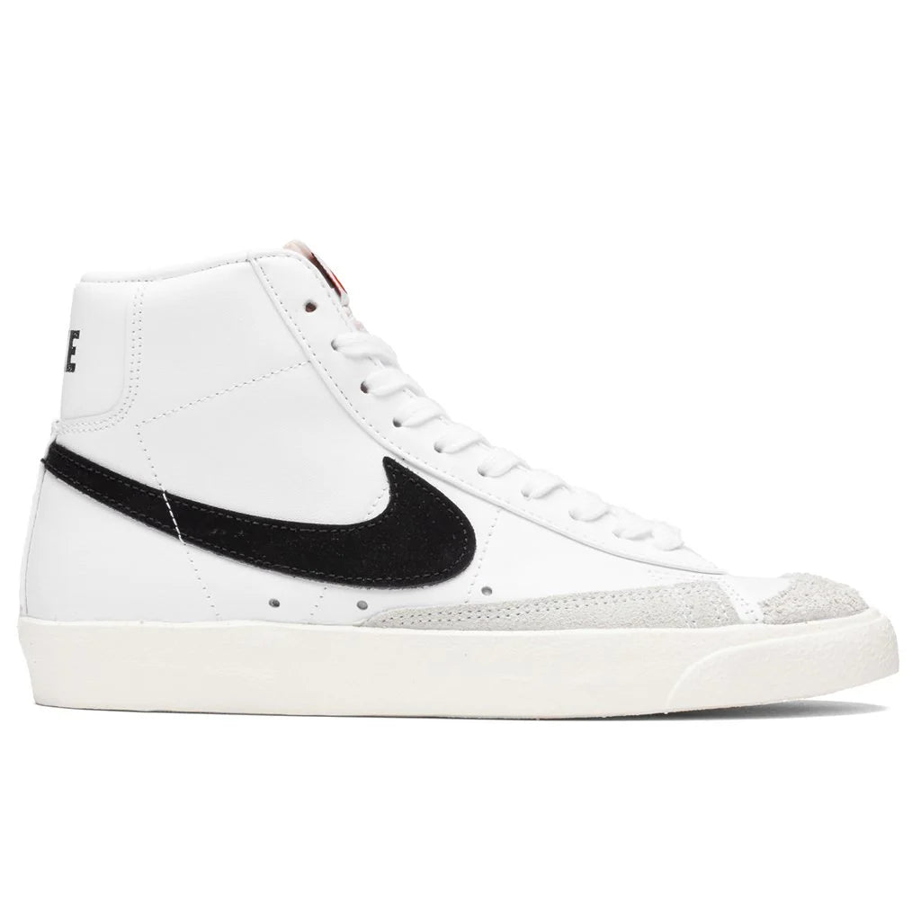 Womens Blazer Mid 77 White Black Sail