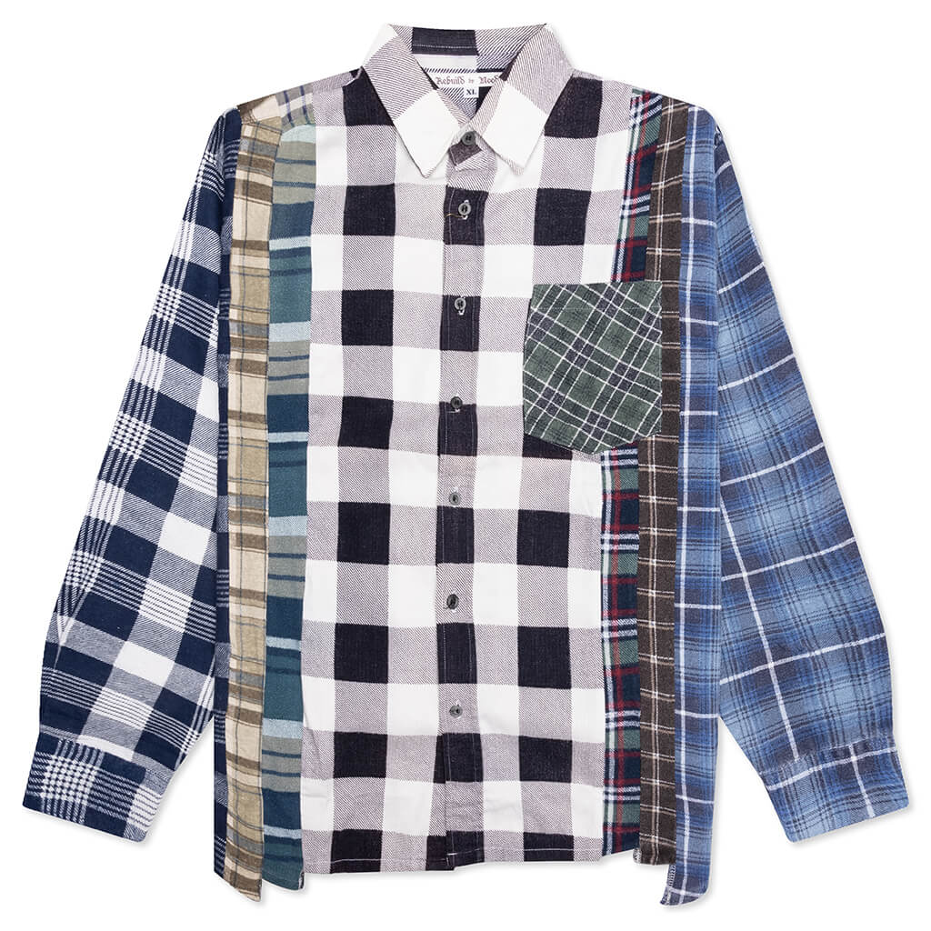 7 Cuts Flannel Shirt Assorted