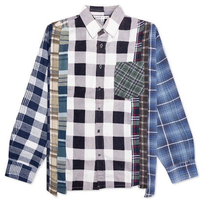 7 Cuts Flannel Shirt Assorted
