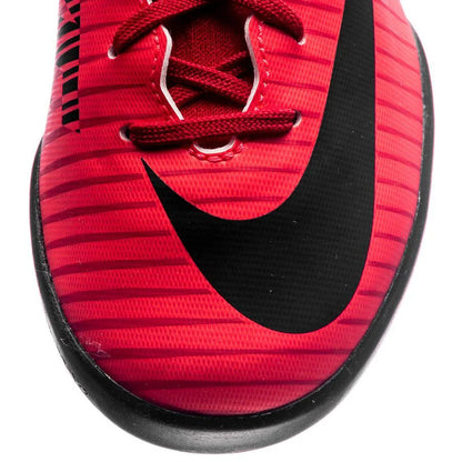 Kids Nike MercurialX Victory VI Dynamic Fit IC Indoor Competition Football Boot Red Black Crimson