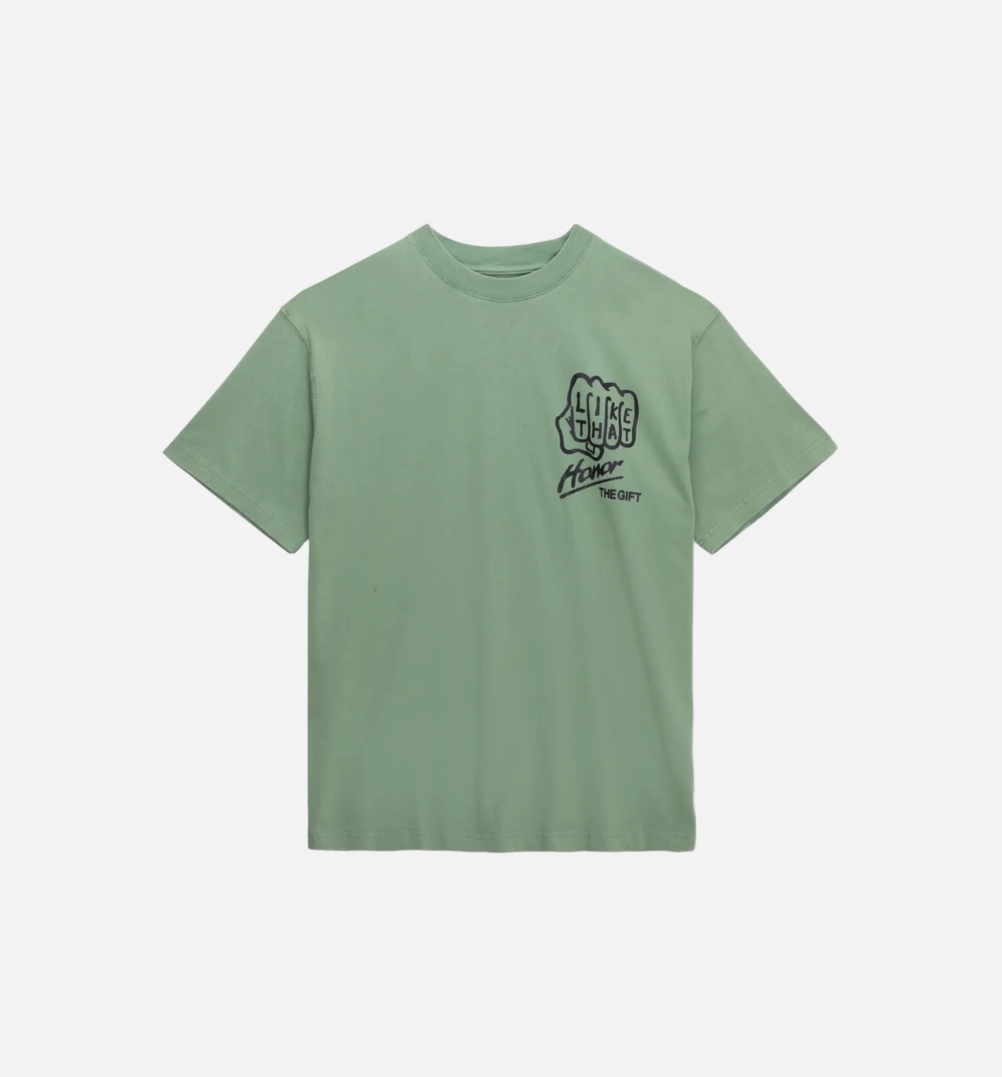 Like That Mens Short Sleeve Shirt Mint