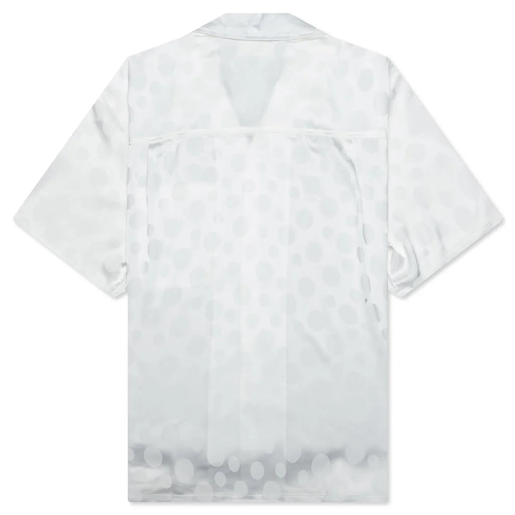 Polka Dot Camp Shirt White