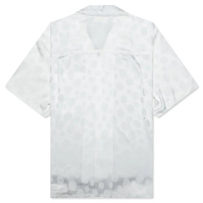 Polka Dot Camp Shirt White