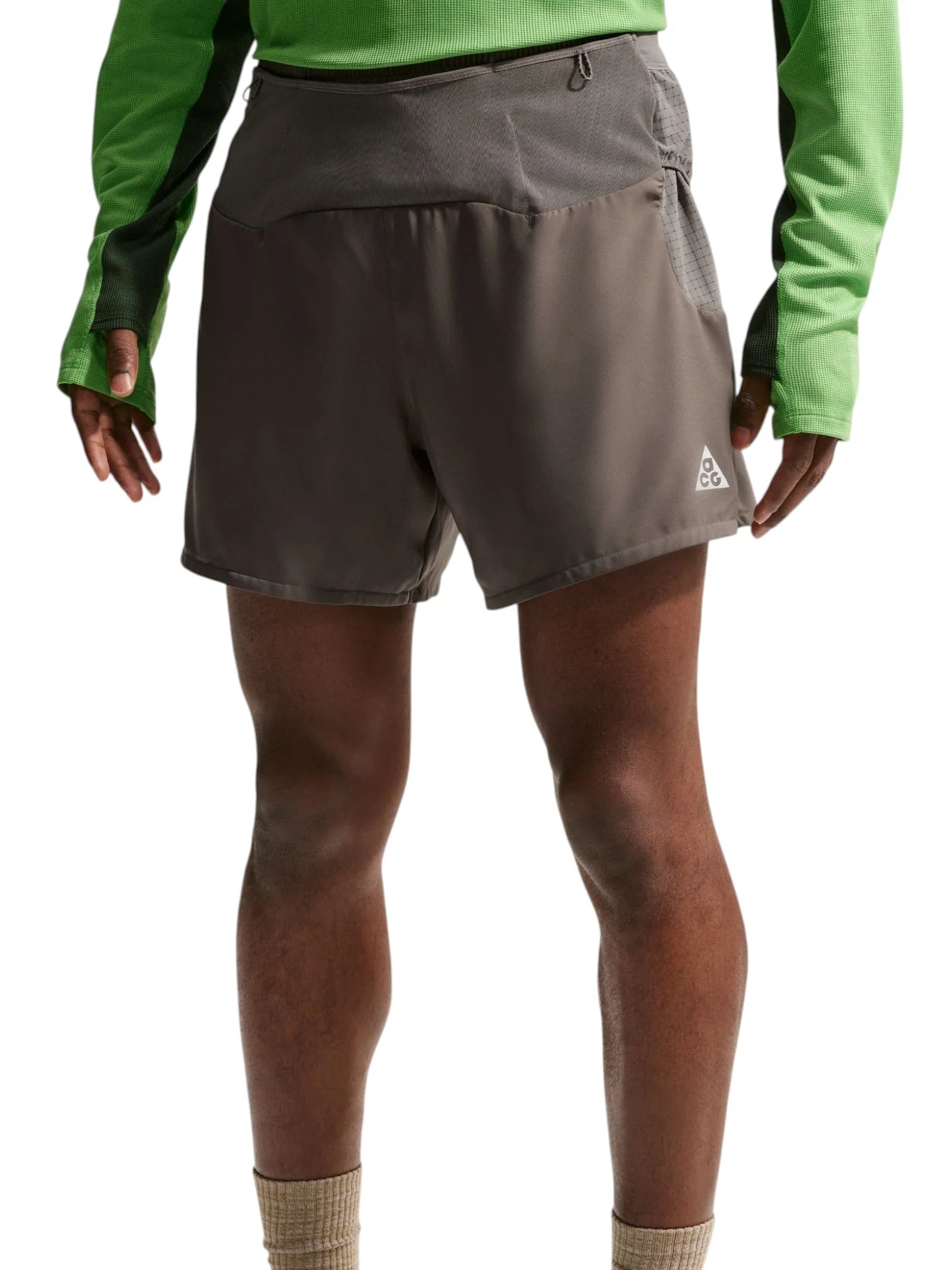 Nike Mens ACG Second Sunrise Dri FIT 5 Brief Lined Running Shorts