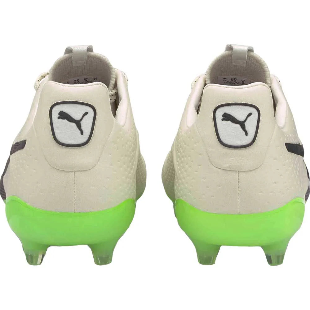PUMA King Platinum 21 Vegan FG AG Multi Ground Soccer Cleats Glow Black Green