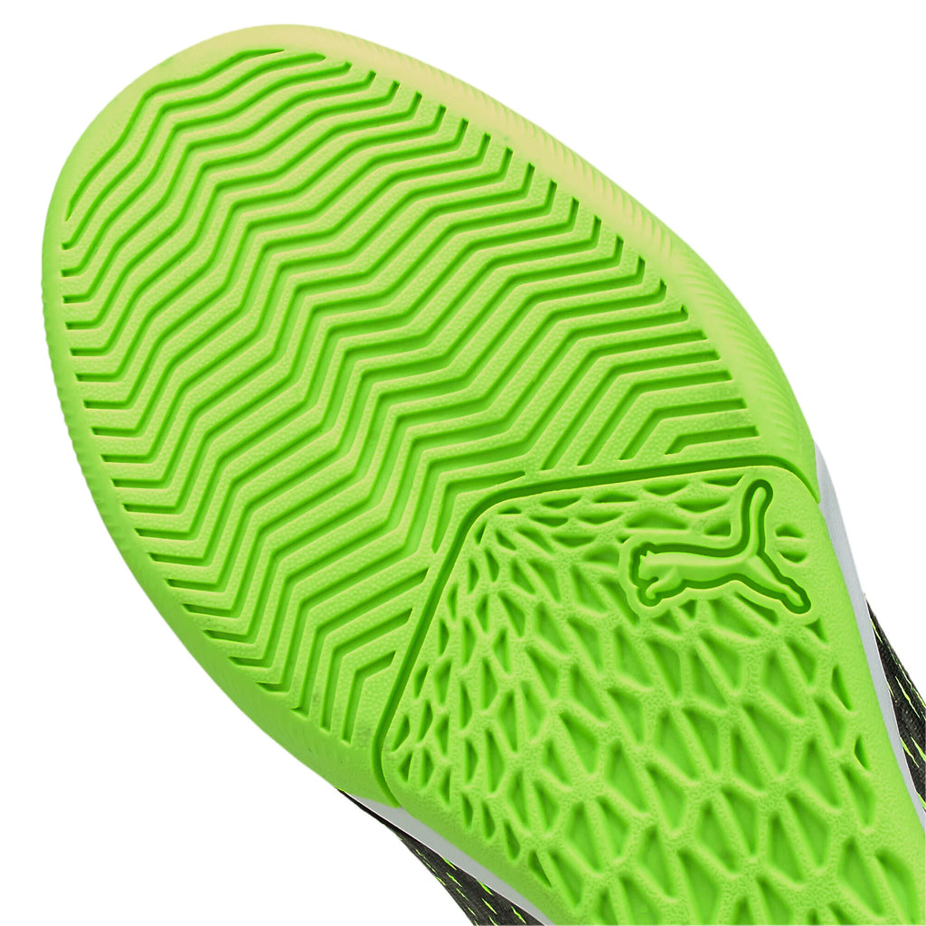 PUMA Ultra 13 Pro Court IT Indoor Soccer Shoes Black White Green Glare