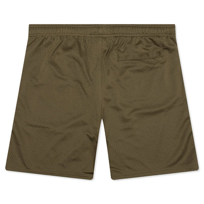 Mesh Basic Shorts Olive