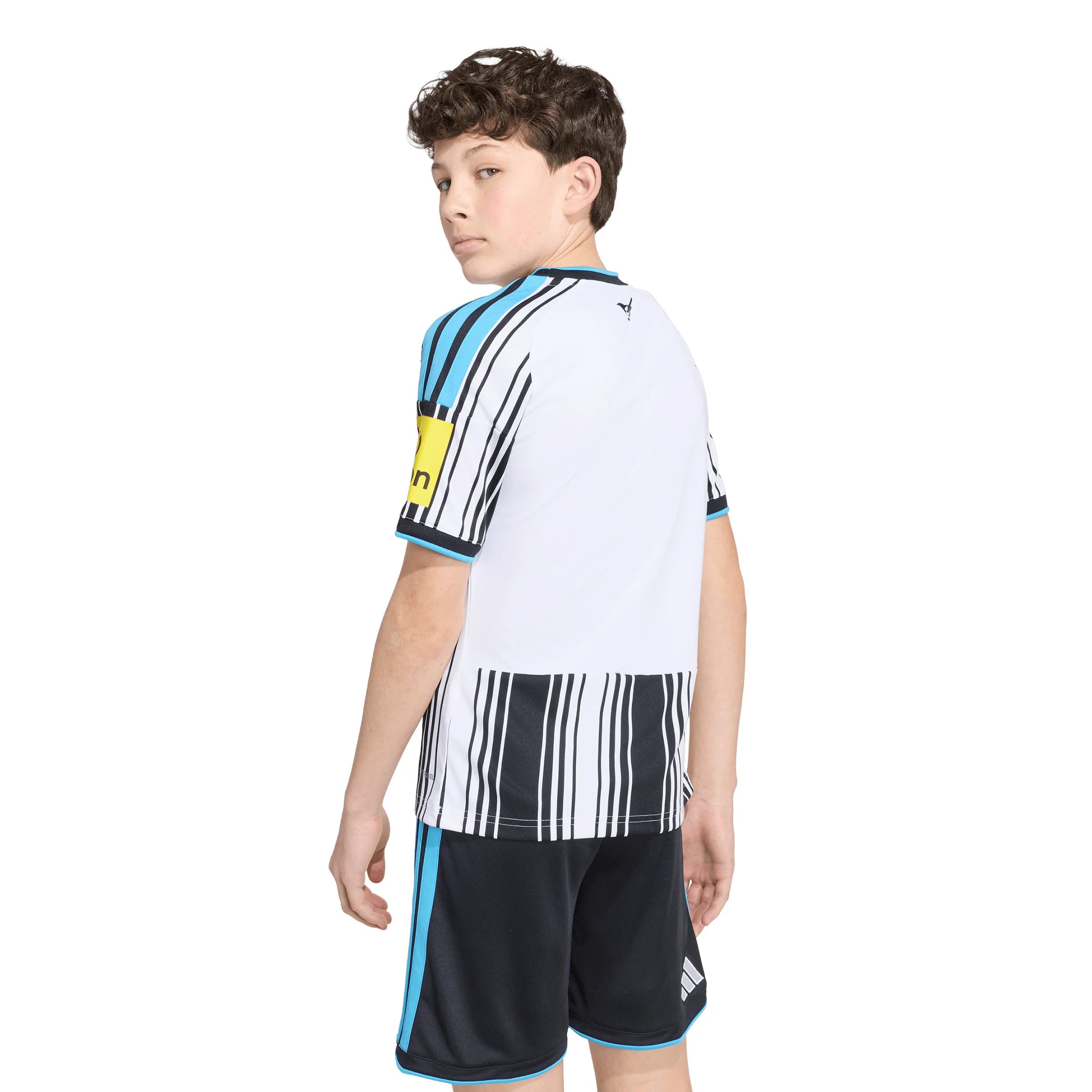 adidas Newcastle United FC Home Youth Soccer Jersey 26 27 White Black