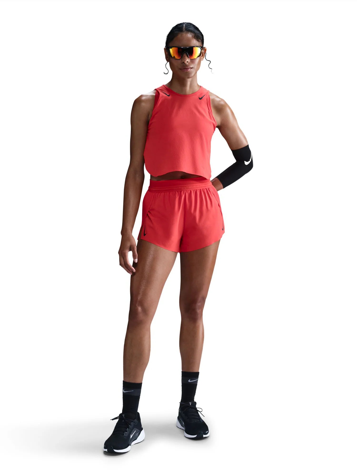 Nike Womens AeroSwift Dri FIT ADV Cropped Running Tank Top