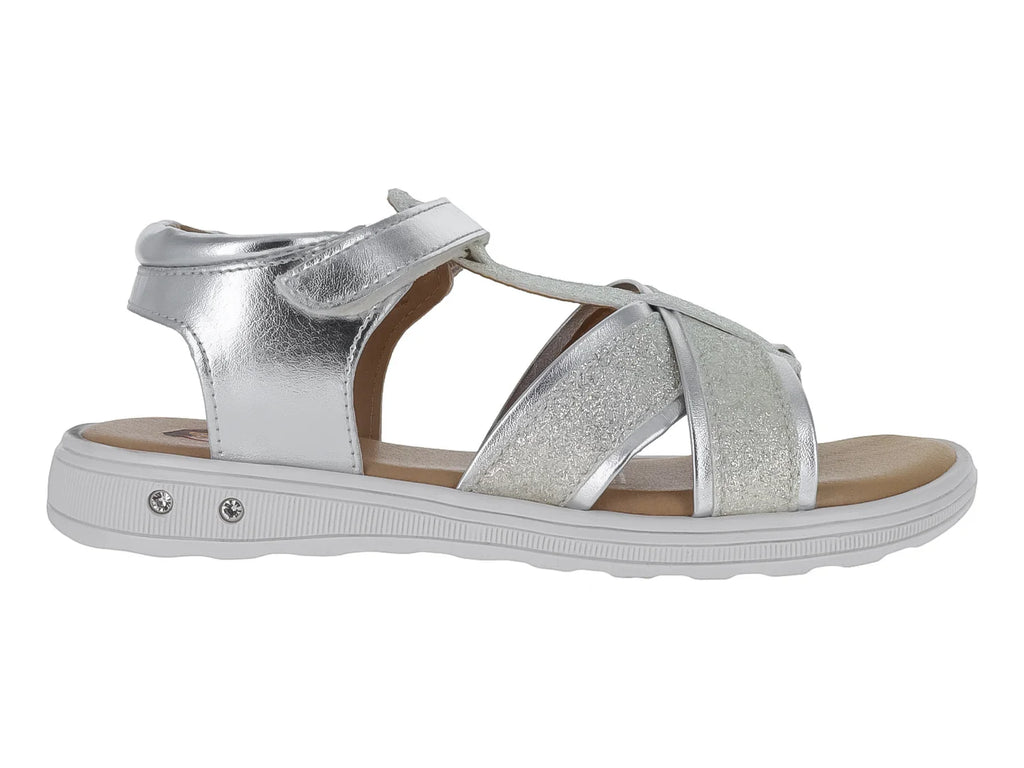 Sandalias Chabelo Color Plata para Niña