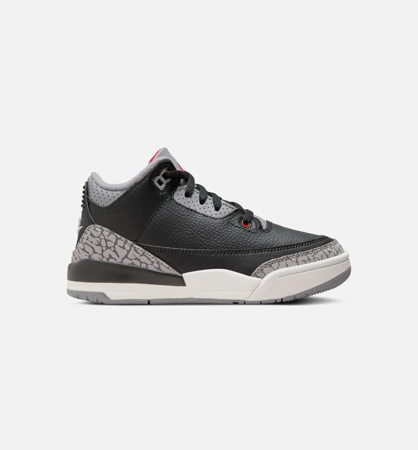 Air Jordan 3 Retro Black Cement Preschool Lifestyle Shoe Black Fire Red Cement Grey Summit White