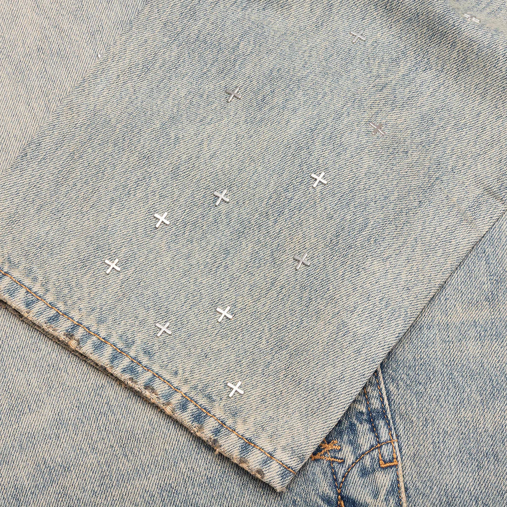 Anti K Stagelight Metalik Pants Denim