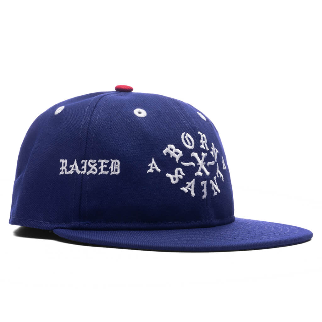 Saint Michael x Born X Raised x New Era Born Saint Cap Blue
