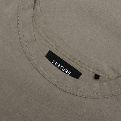 Jersey Braque Pocket Tee Light Olive