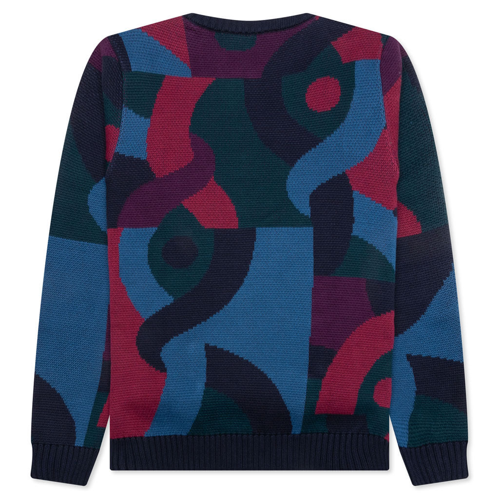 Knotted Knitted Pullover Multi