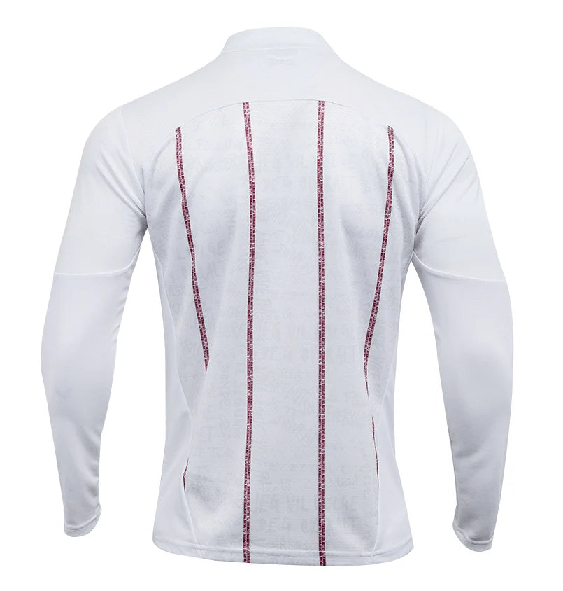 PUMA Manchester City Prematch 1 4 Zip Top White