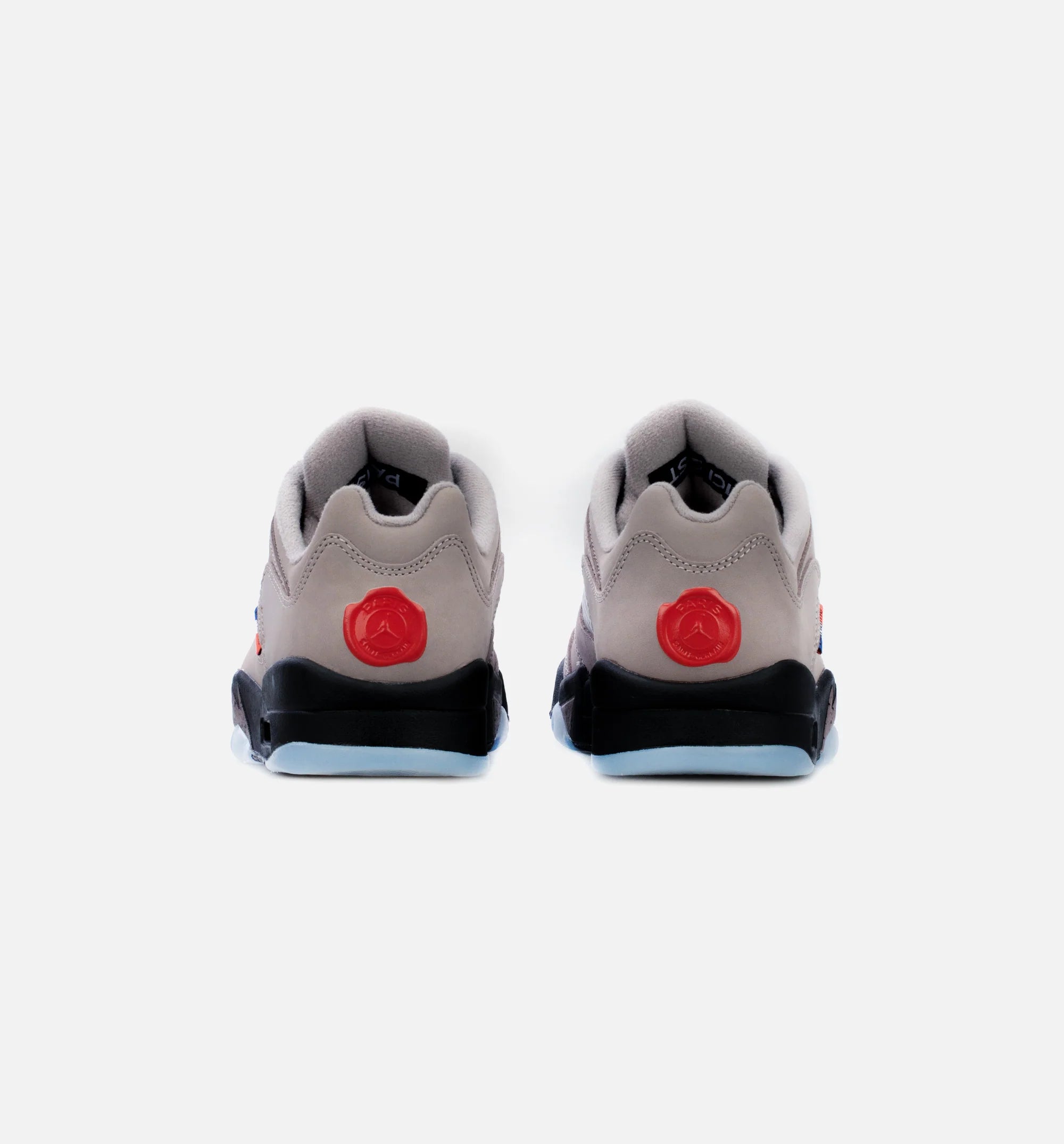Air Jordan 5 Low x PSG Mens Lifestyle Shoe Grey Purple