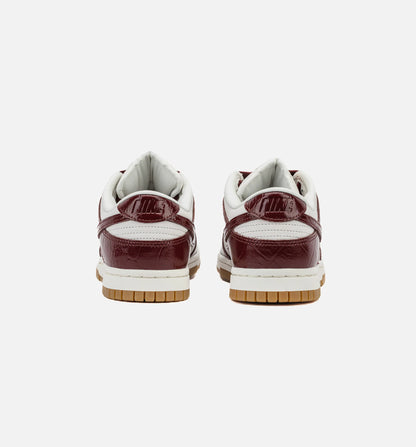 Dunk Low LX Womens Lifestyle Shoe Phantom Dark Team Red Sail Gum Light Brown
