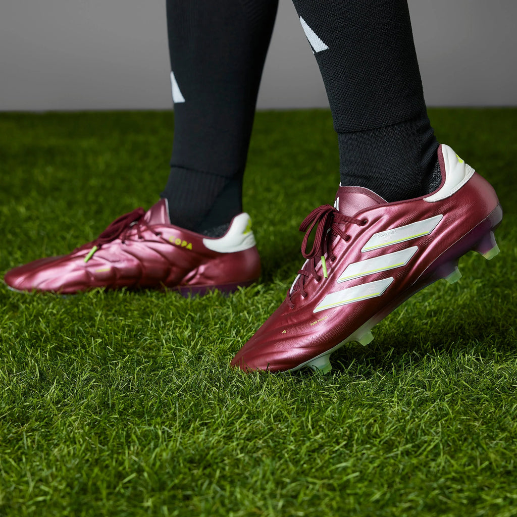 adidas Copa Pure 2 Elite FG Firm Ground Soccer Cleats Shadow Red White Solar Yellow