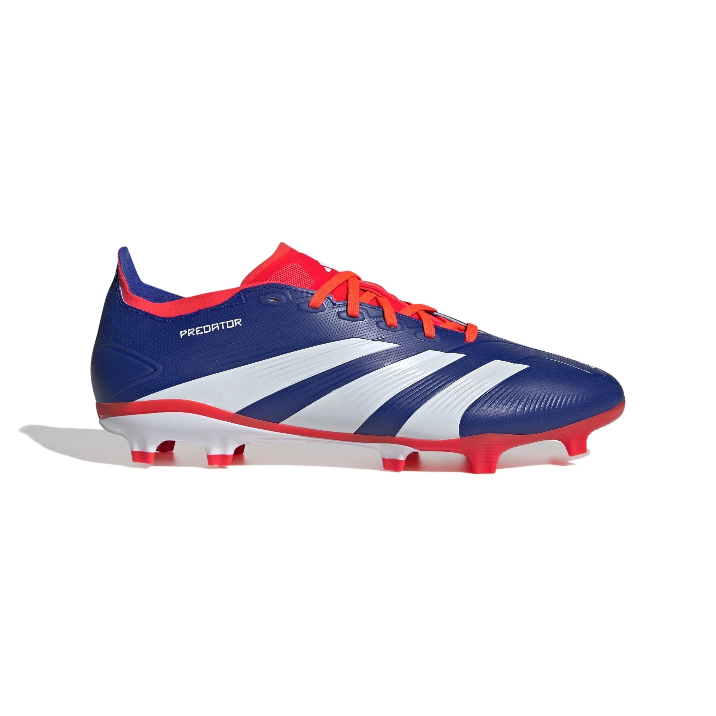 adidas Predator League FG Firm Ground Soccer Cleats Lucid Blue White Solar Red