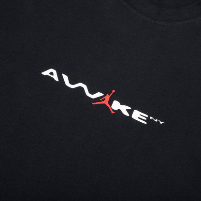 Jordan x Awake NY Tee Black White University Red