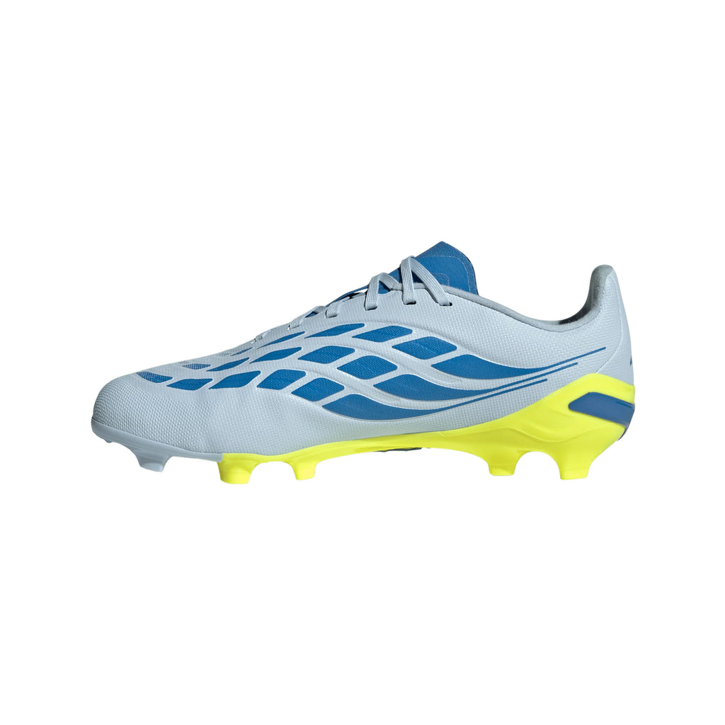 adidas Predator League FG Firm Ground Youth Soccer Cleats Sky Blue Yellow