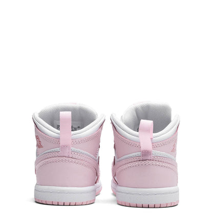Jordan 1 Mid TD Pink Foam White Fire Red