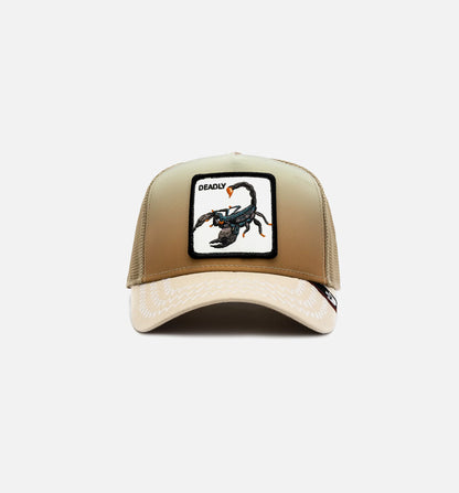 Get Over Here Trucker Mens Hat Beige