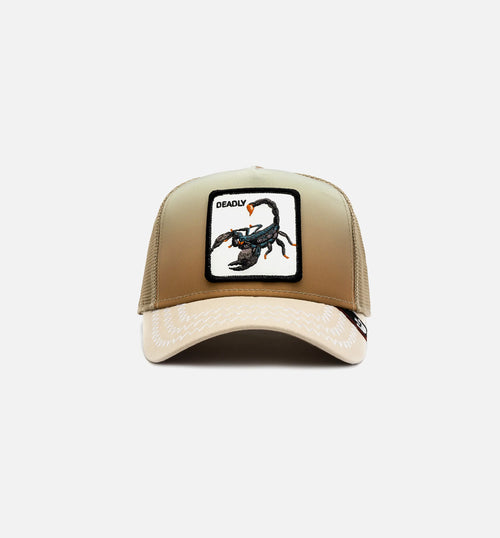 Get Over Here Trucker Mens Hat Beige
