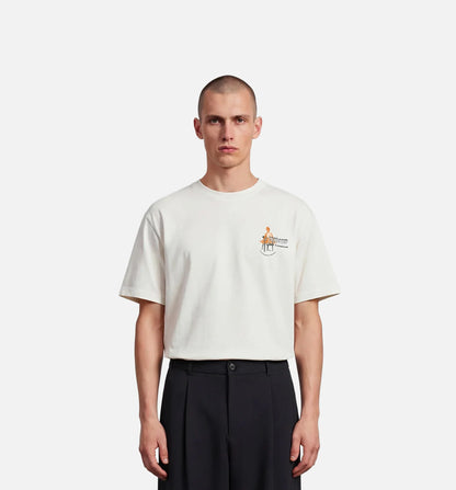 Yoga Mens Short Sleeve Shirt White