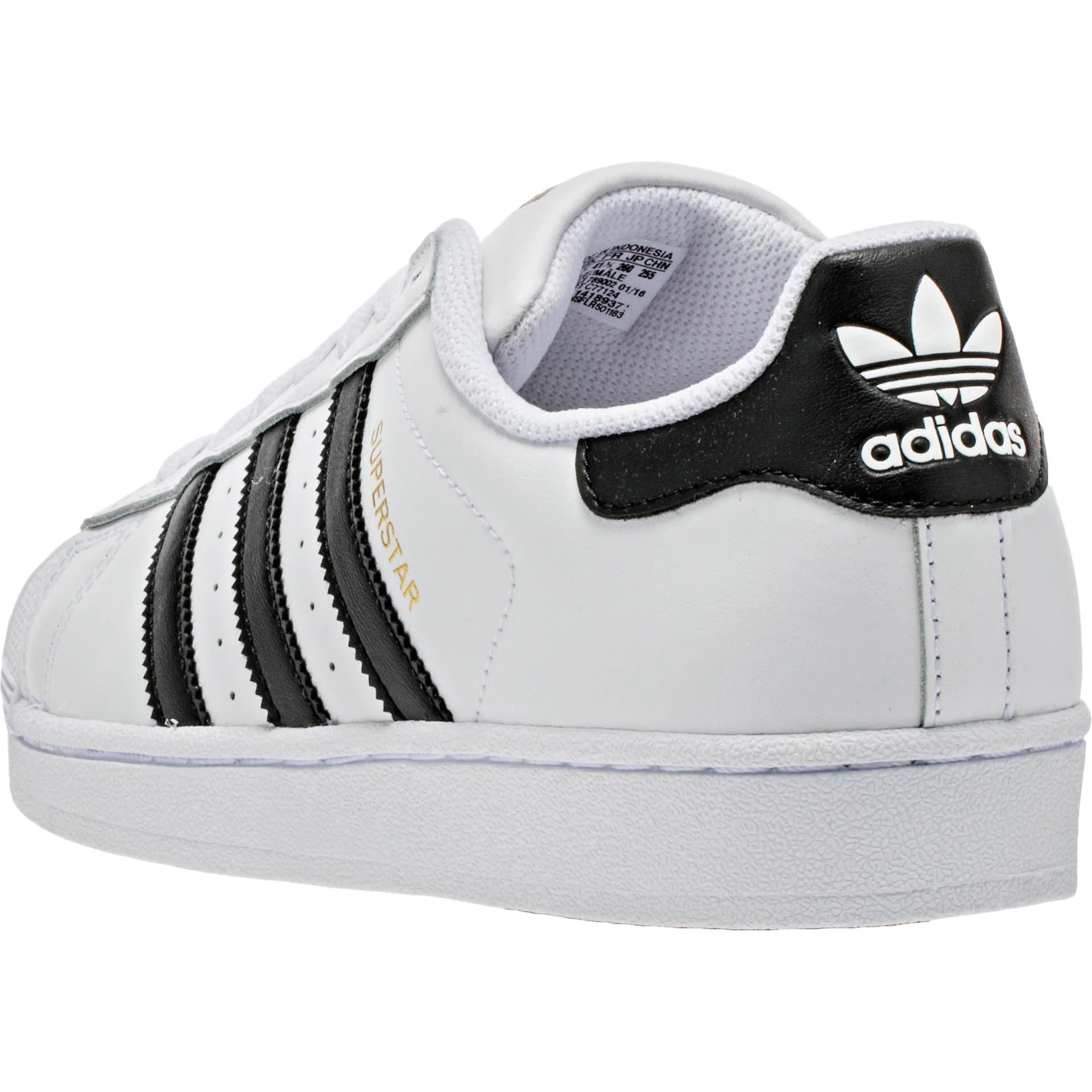 Superstar Mens Lifestyle Shoe White Black