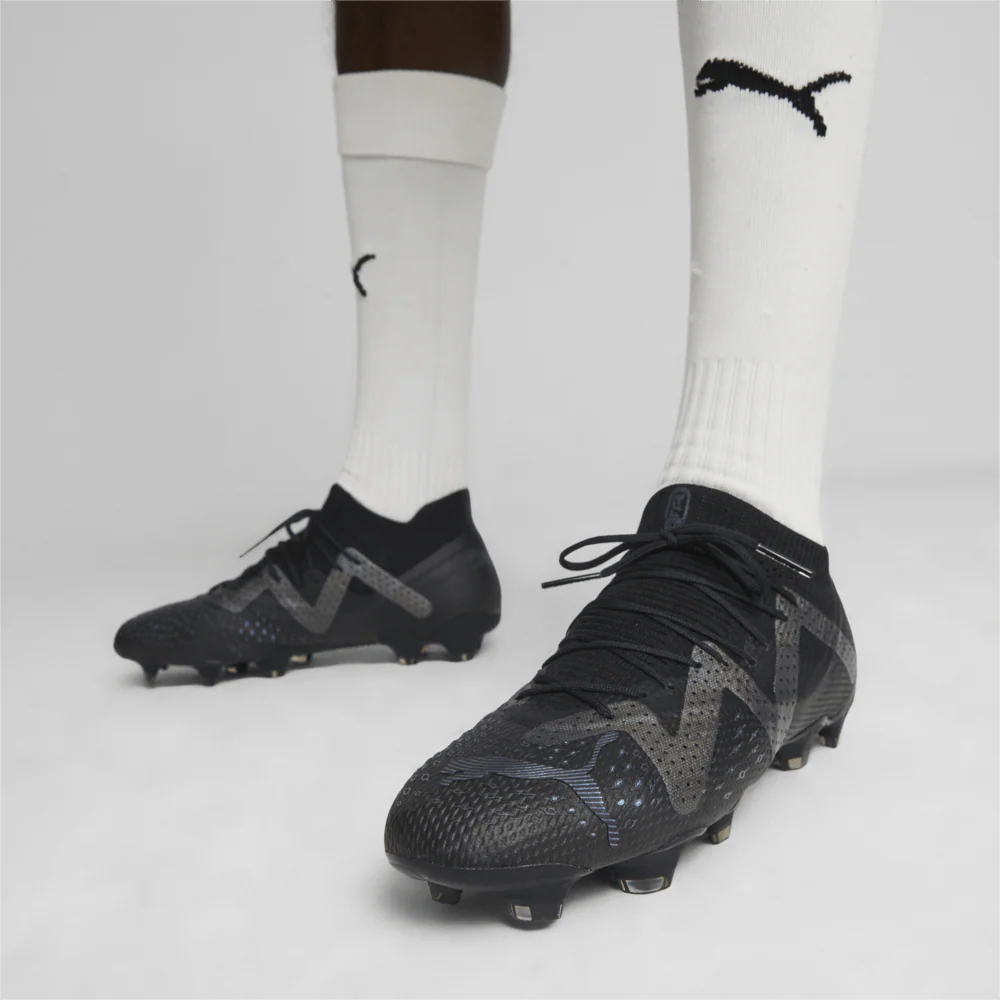PUMA Future Ultimate FG AG Firm Ground Soccer Cleats Black Asphalt