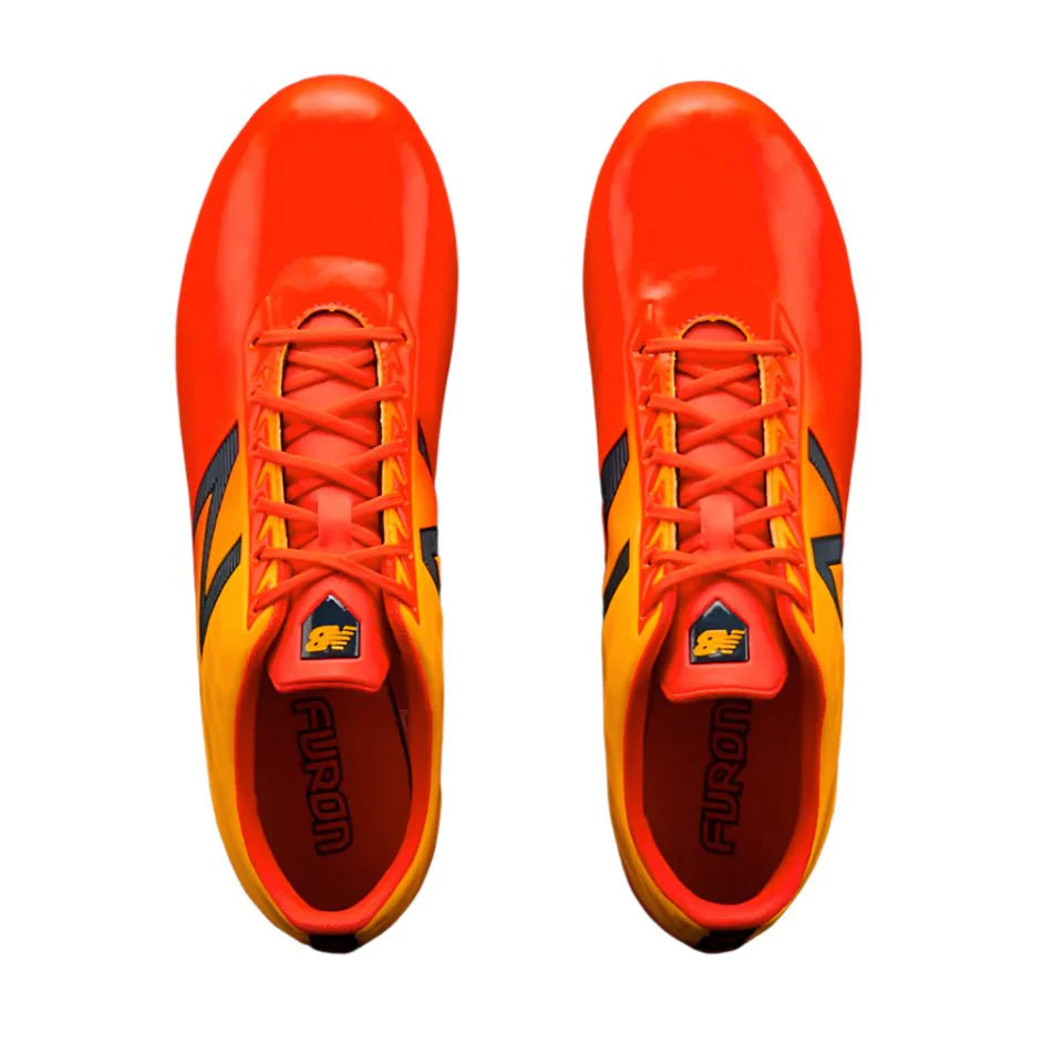 New Balance Furon 40 Dispatch FG Firm Ground Soccer Cleats Flame Azteca Gold