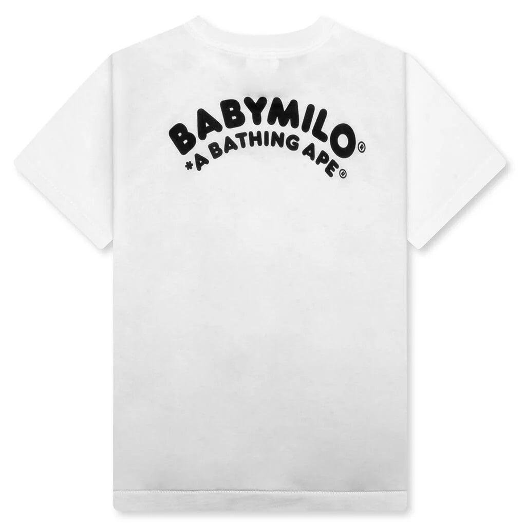 Kids Milo Face Tee White