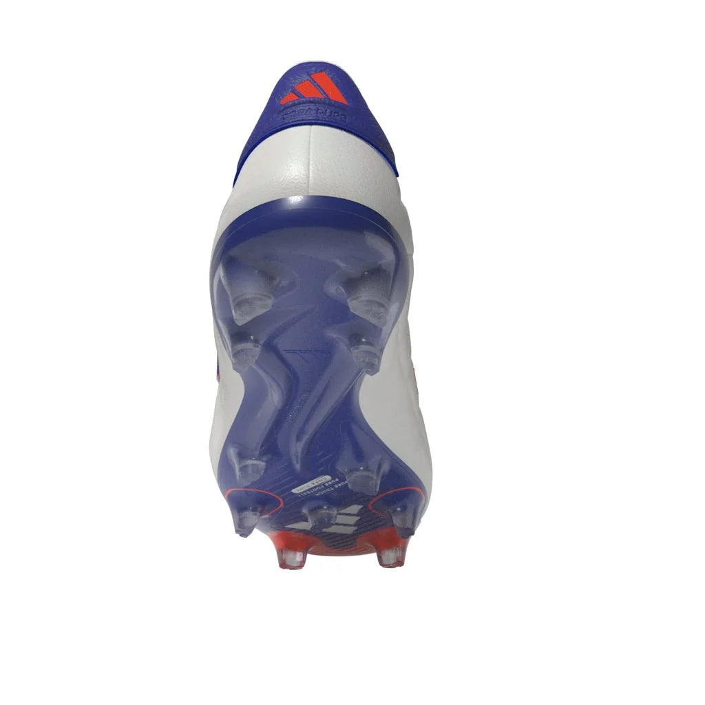 adidas Copa Pure 2 Elite FG Firm Ground Soccer Cleats White Lucid Blue Solar Red