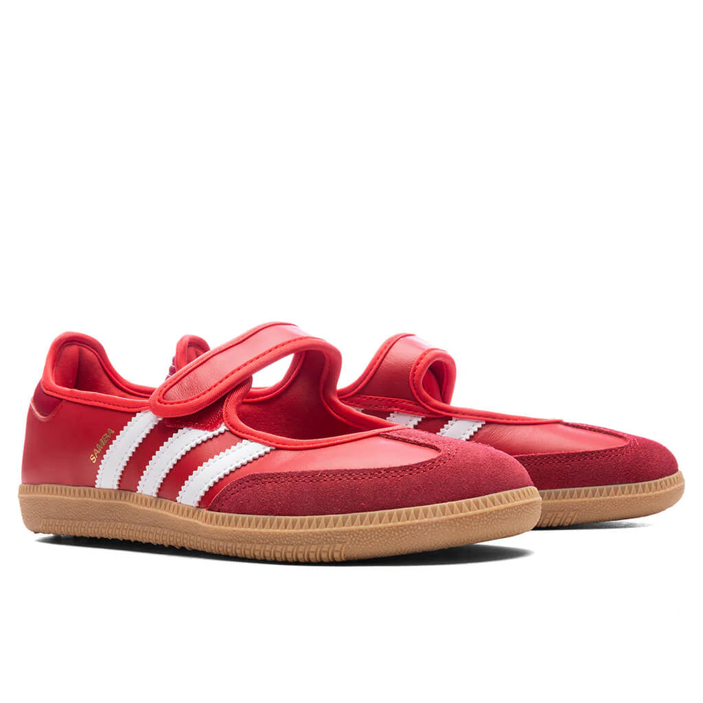 Womens Samba Jane Better Scarlet Team Victory Red Gum