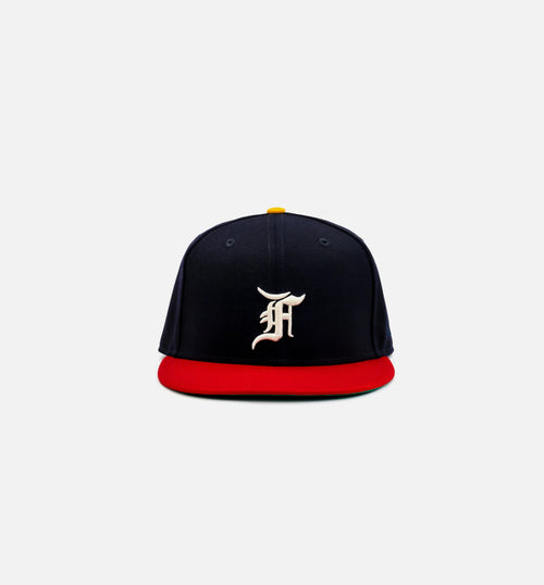 FOG 59Fifty Mens Fitted Hat Navy Red