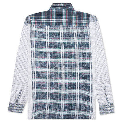 Ribbon Wide IO Flannel Shirt Assorted