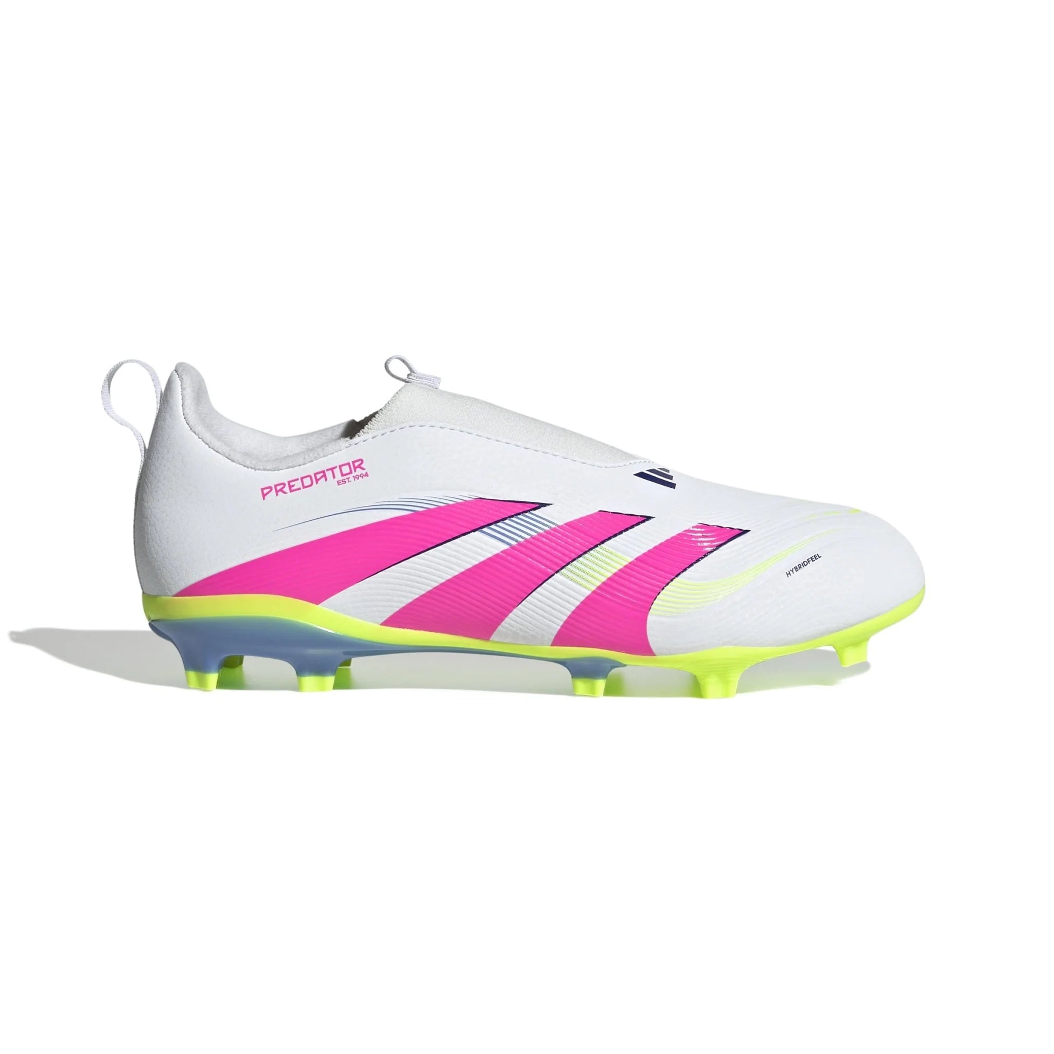 adidas Predator League Laceless Firm Multi Ground Boots Junior White Pink