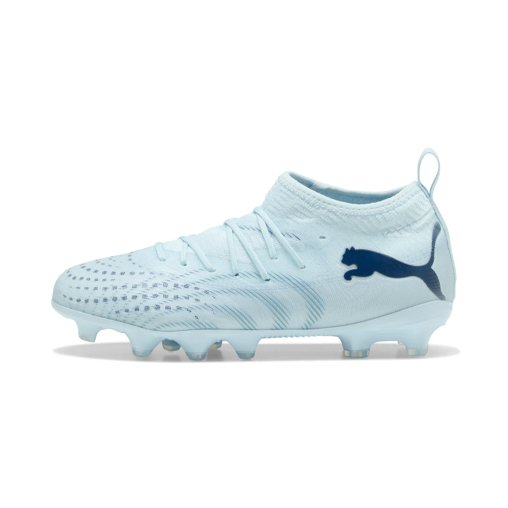 PUMA Future 9 Match FG AG Firm Ground Artificial Ground Youth Soccer Cleats Icy blue