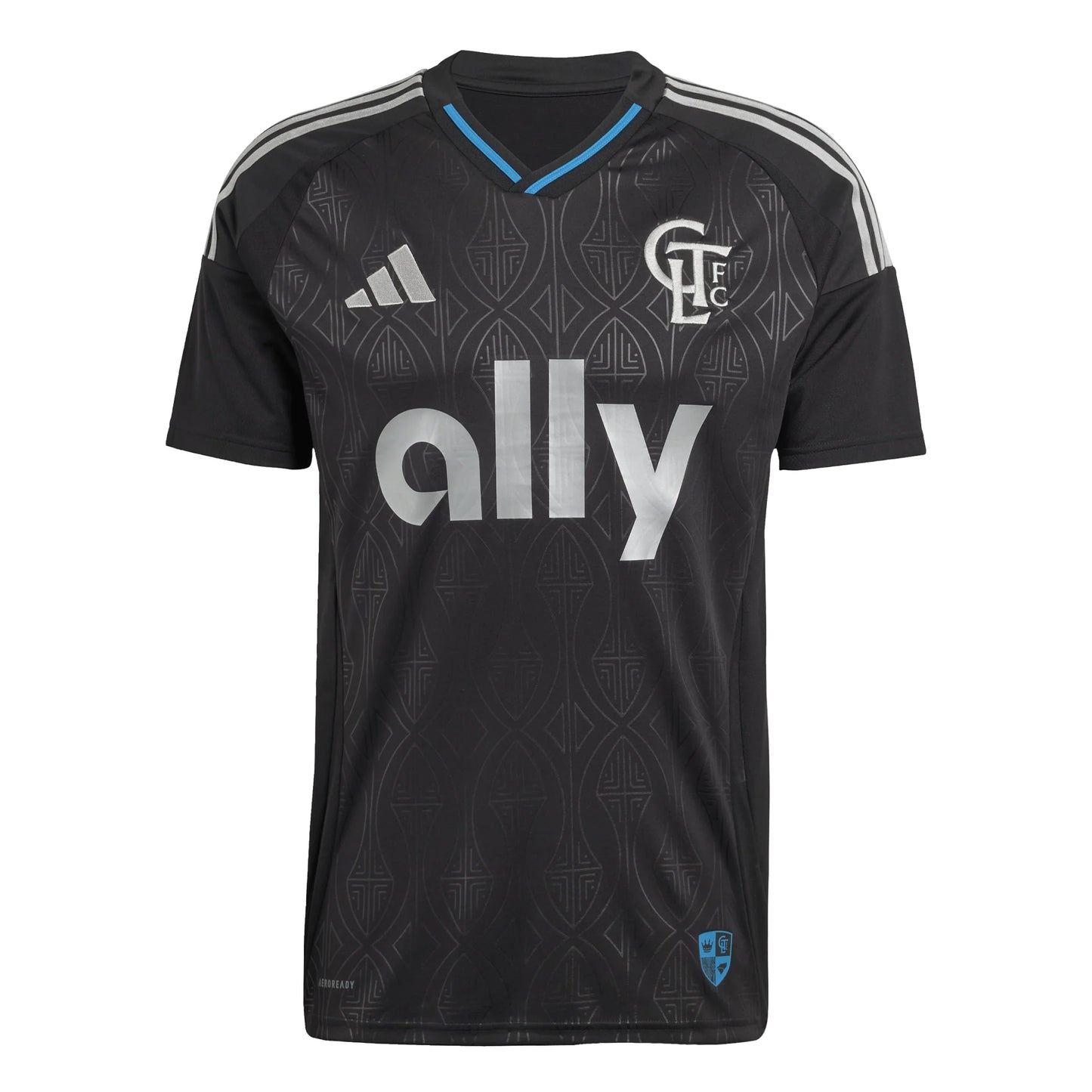adidas Mens Charlotte FC Away Jersey 25 26 Black